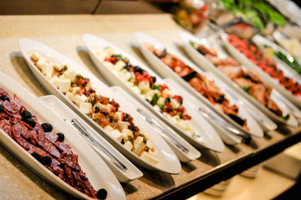 istock dish decoration, the dish dinner set in the five star hotel 680031922