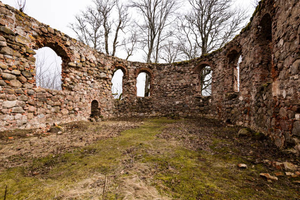 istock ruins of old abandoned church 680057092