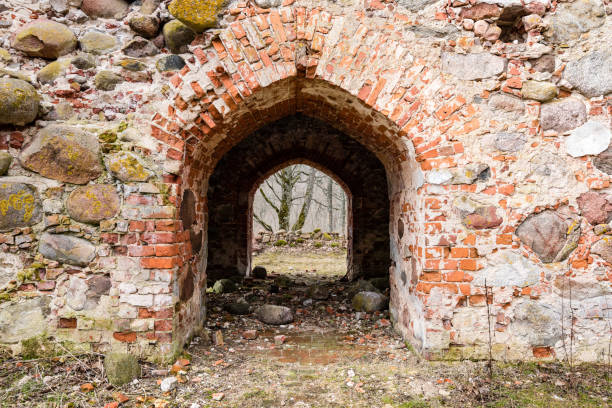 istock ruins of old abandoned church 680057104