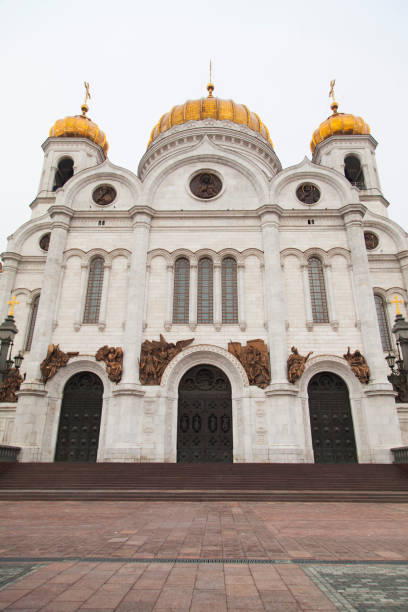 красивая православная церковь - russia church composition st petersburg стоковые фото и изображения