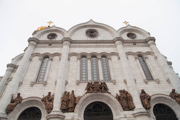 красивая православная церковь - russia church composition st petersburg стоковые фото и изображения