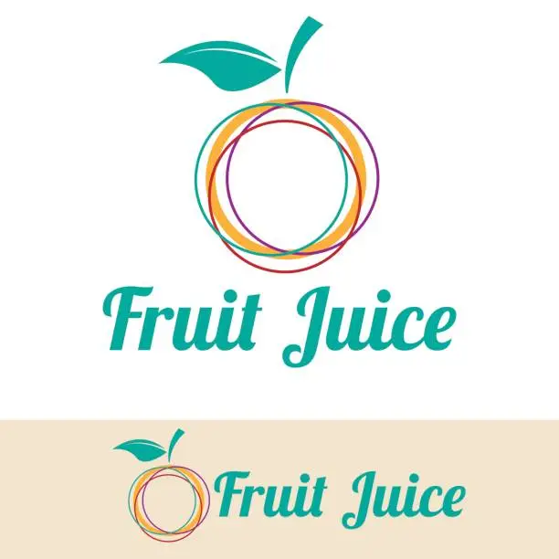 Vector illustration of Fruit Juice Icon