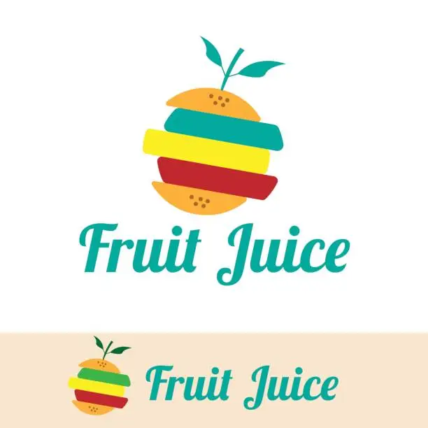 Vector illustration of Fruit Juice Icon