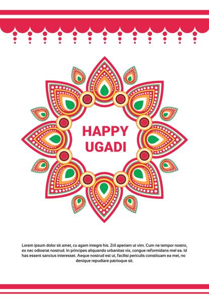 ilustrações, clipart, desenhos animados e ícones de feriado de cartão do ano novo feliz ugadi gudi padwa hindu - national wildlife reserve illustrations