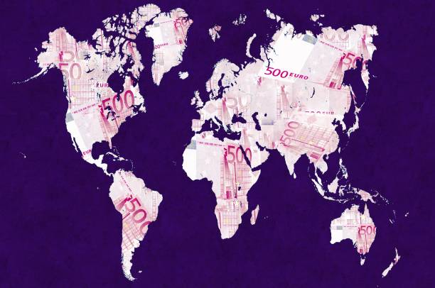 istock World map made with euro. Basic image of earth courtesy NASA. 680071956