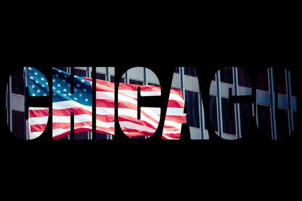 istock Word CHICAGO over famous places. 680072066