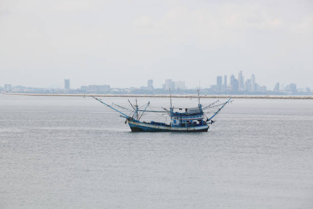 istock Fishing boat in the sea, Thailand 680075458