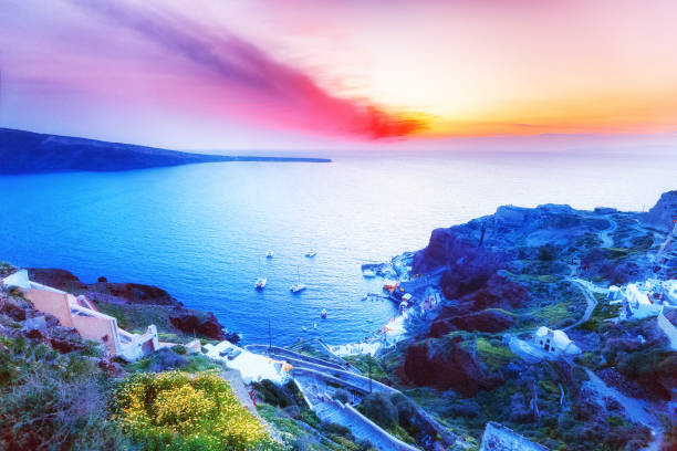 istock Santorini island, famous and popular summer resort, Greece. 680080148