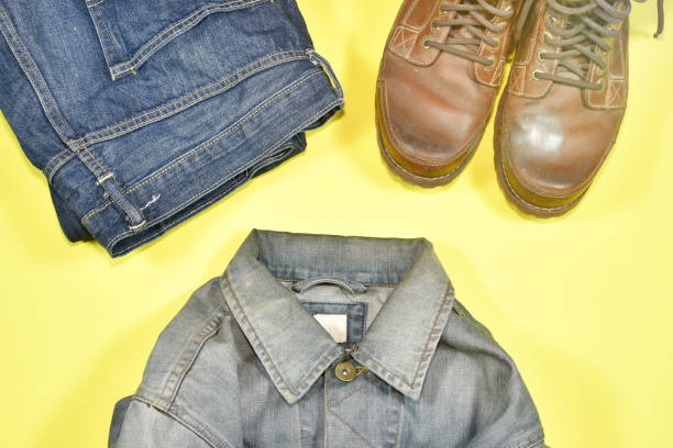 istock clothes and accessories on a colorful background 680080272