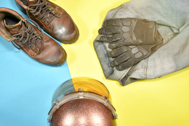 istock clothes and accessories on a colorful background 680080654