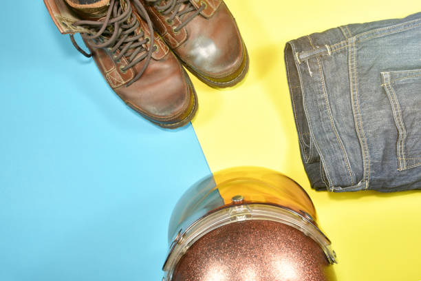 istock clothes and accessories on a colorful background 680080864