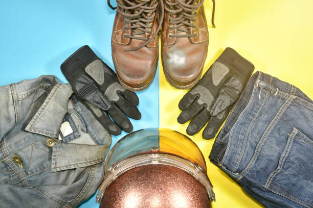 istock clothes and accessories on a colorful background 680080886