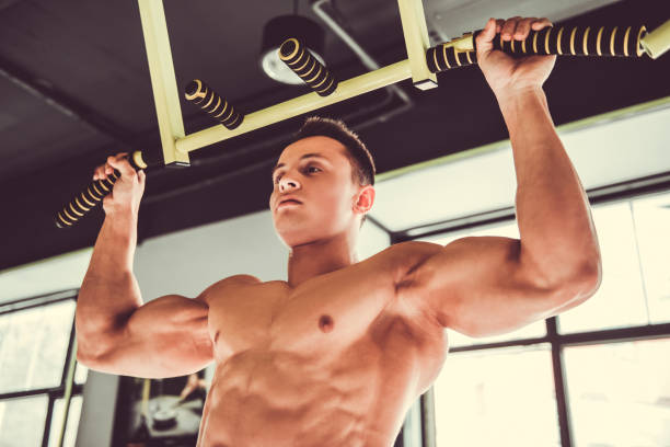istock Young sportsman working out 680092944