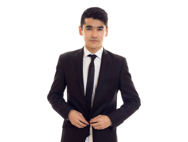 istock Young man in black tuxedo 680093196