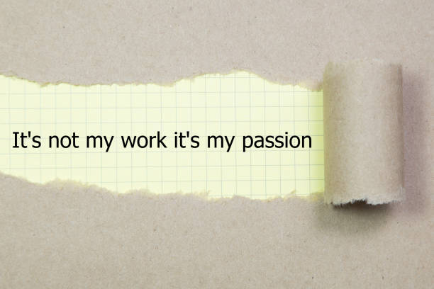 istock The word It's not my work it's my passion appearing behind torn paper. 680101280