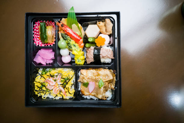 istock Japanese delivery lunch box for convenience dining 680124250