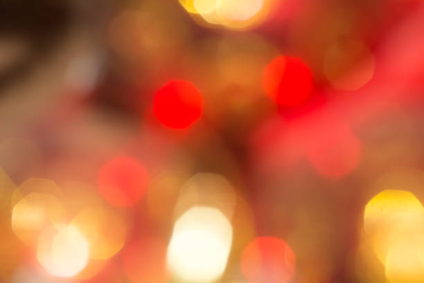 istock Orange and red bokeh. The background with boke. 680162338