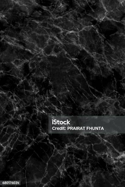 Black Marble Texture Background Stock Photo - Download Image Now - Marble - Rock, Marbled Effect, Black Color