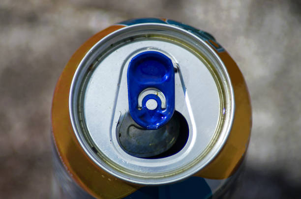 istock Top part of beer can, close up view 680177434