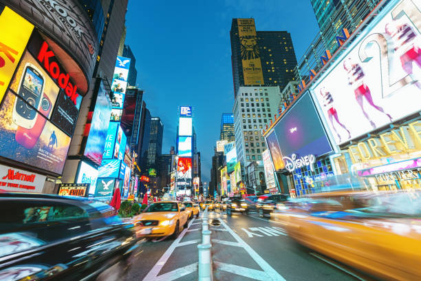 istock New York City Times Square Yellow Cab Traffic 680198500