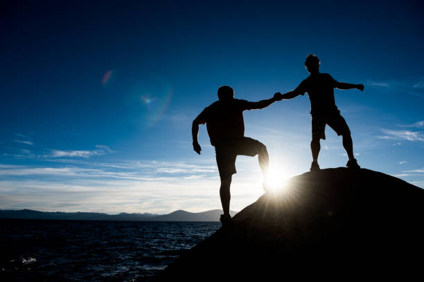 istock Helping hands over Lake Tahoe, California 680199128