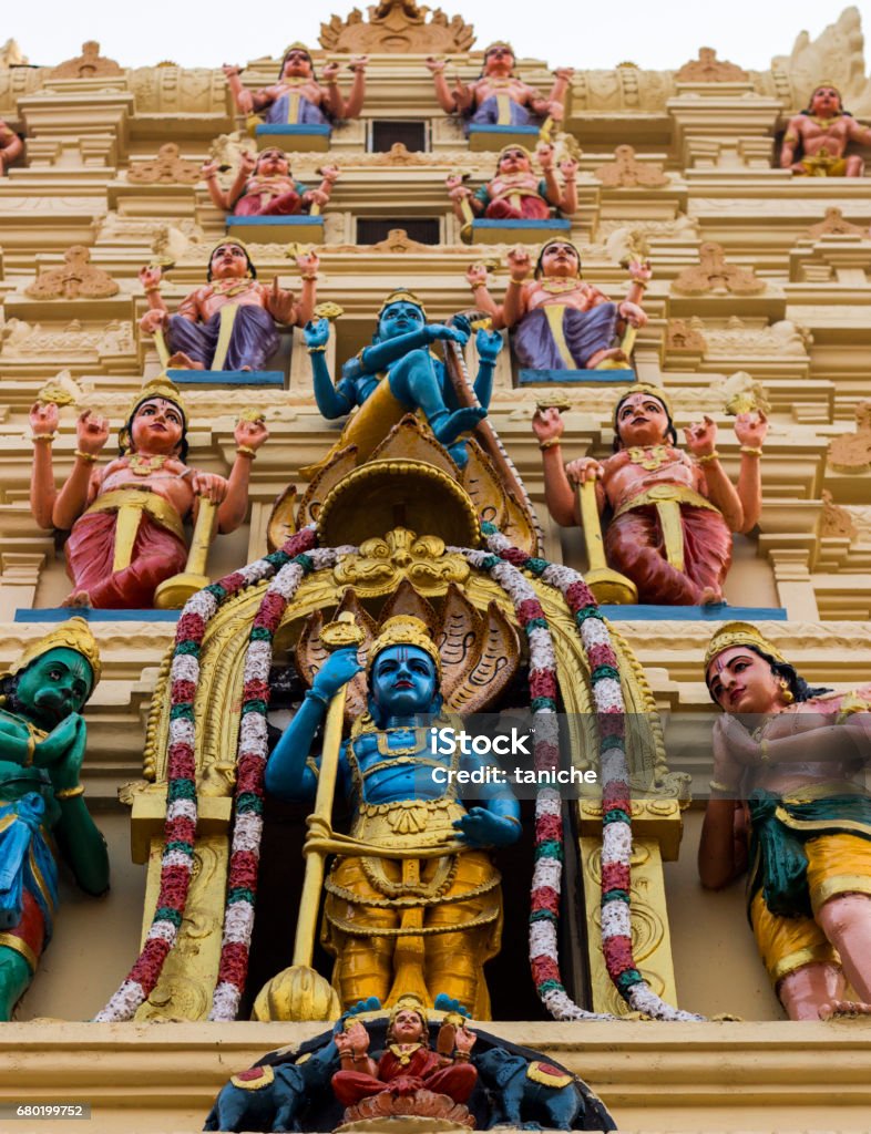 The Hindu God Krishna Temple In Udupi India Stock Photo - Download ...