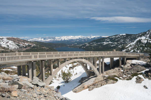 istock Panorama of Sierra Nevada mountains from Donner Pass 680207802