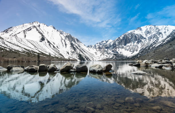 istock Reflections in Convict Lake in Sierra Nevadas California 680214372