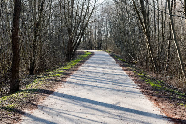 istock Country Road with perspective 680226072