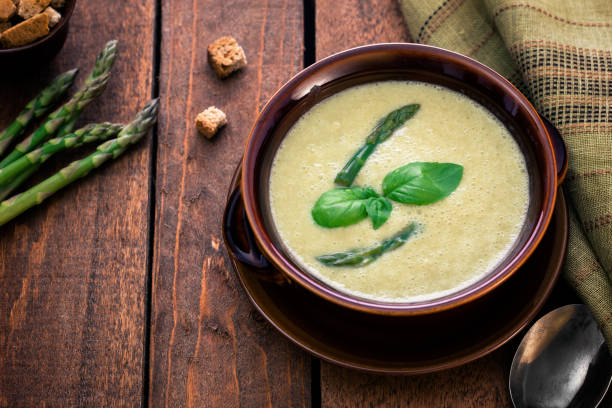 istock Homemade Fresh Asparagus Soup 680245124