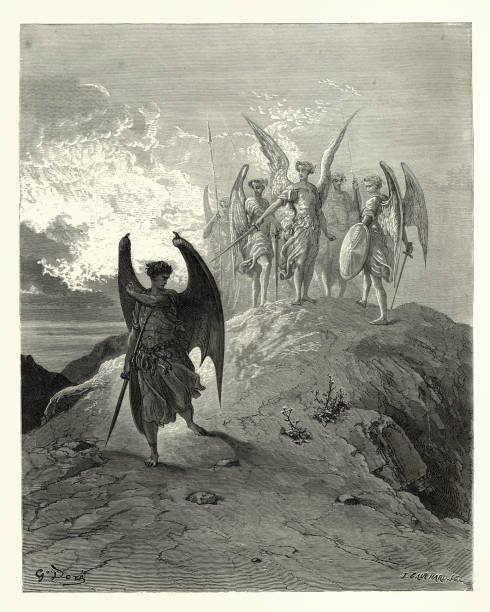 istock Milton's Paradise Lost - Fled the shades of light 680250954