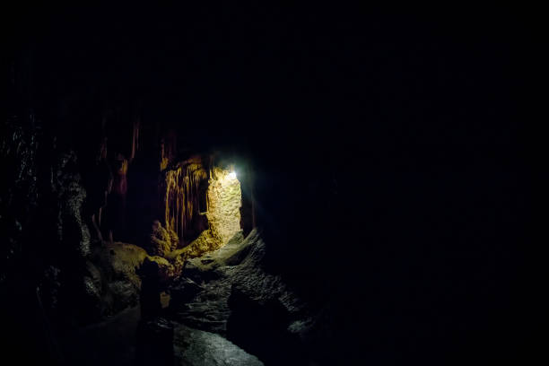 istock Entrance to the karst cave 680262206