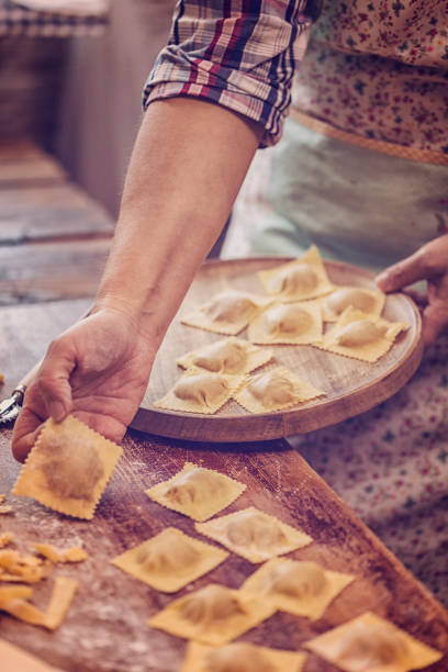 istock Preparing Homemade Ravioli Pasta 680262626