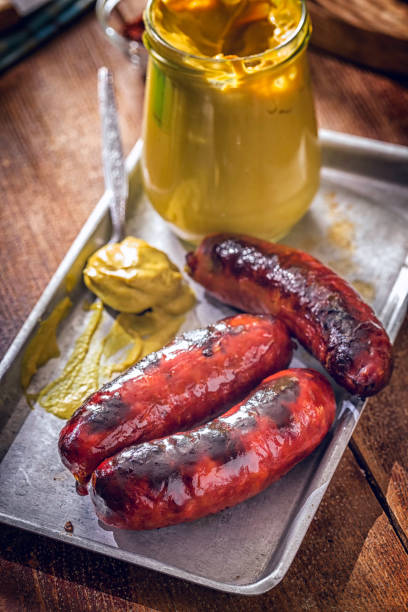 istock Chorizo Sausages with Mustard 680264820