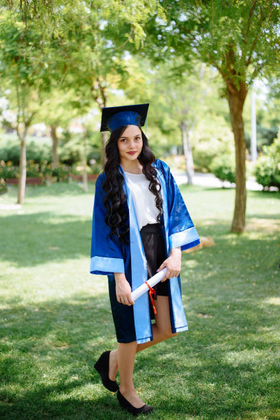 istock Beautiful young girl graduated 680268270