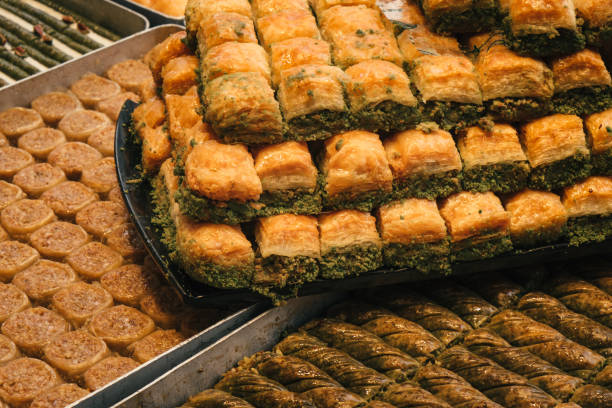 istock Traditional turkish sweet and delights 680273842