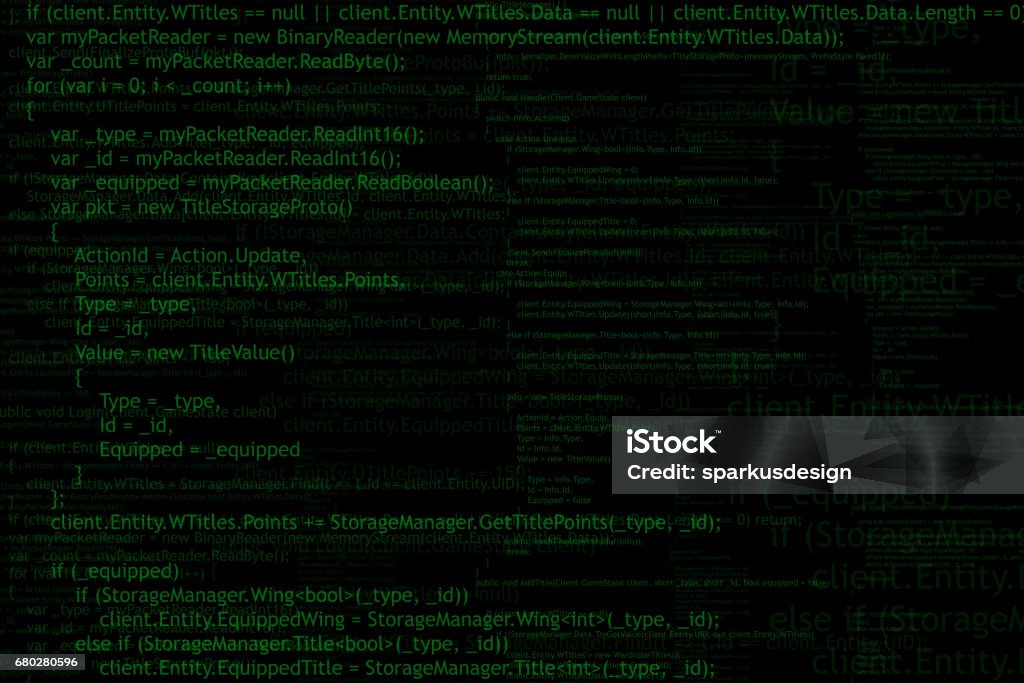 Program Code Background Stock Illustration - Download Image Now ...