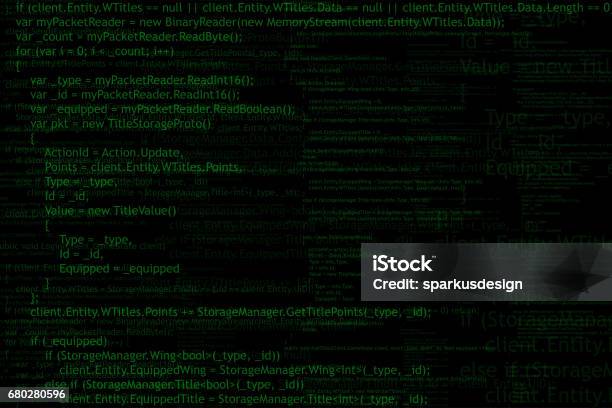 Program Code Background Stock Illustration - Download Image Now ...