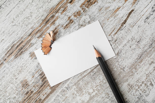 istock Bank business card and pencil 680283556