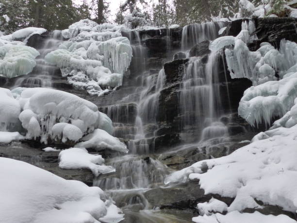 istock Ice,Frozen waterfalls,winter,snow 680284116