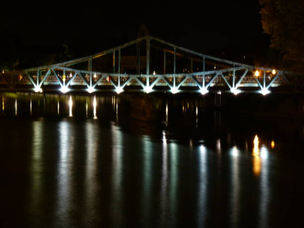 istock Tumski bridge at night, Wroclaw 680302972