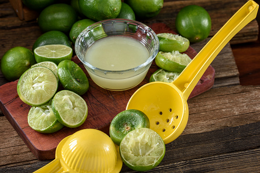 Citric Fruit with Hand Squeezer