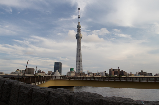 Tokyo: The Tokyo Skytree is a new television broadcasting tower and landmark of Tokyo.