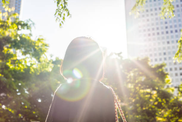 Woman at the city.