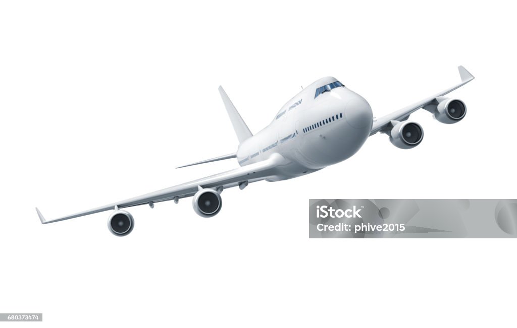 Airplane isolated Airplane isolated on white background Airplane Stock Photo