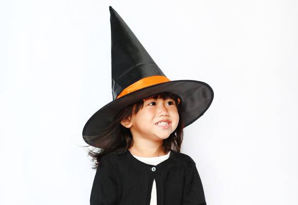 Little baby halloween witch.