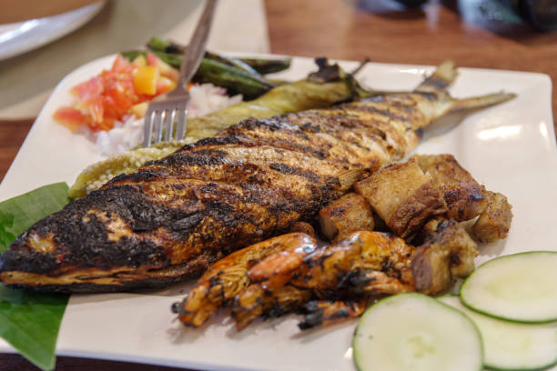 istock Filipino favorite fish grilled bangus - Milkfish 680386924