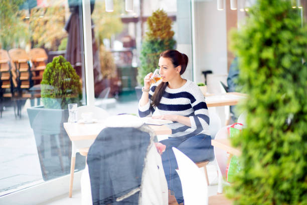 istock Student girl enjoy a coffee break 680387720