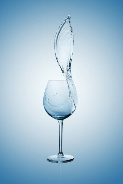 istock Water Splash in Wine Glass. 680407218