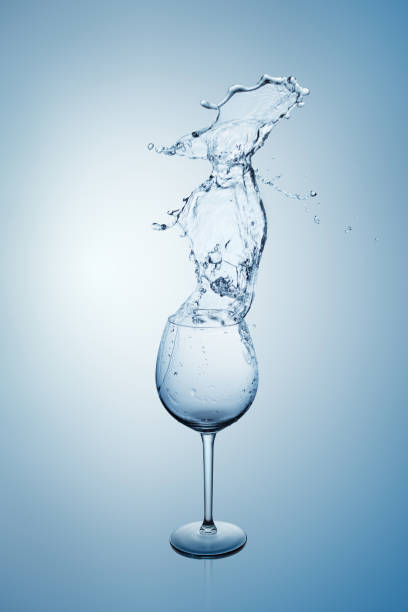 istock Water Splash in Wine Glass. 680407394